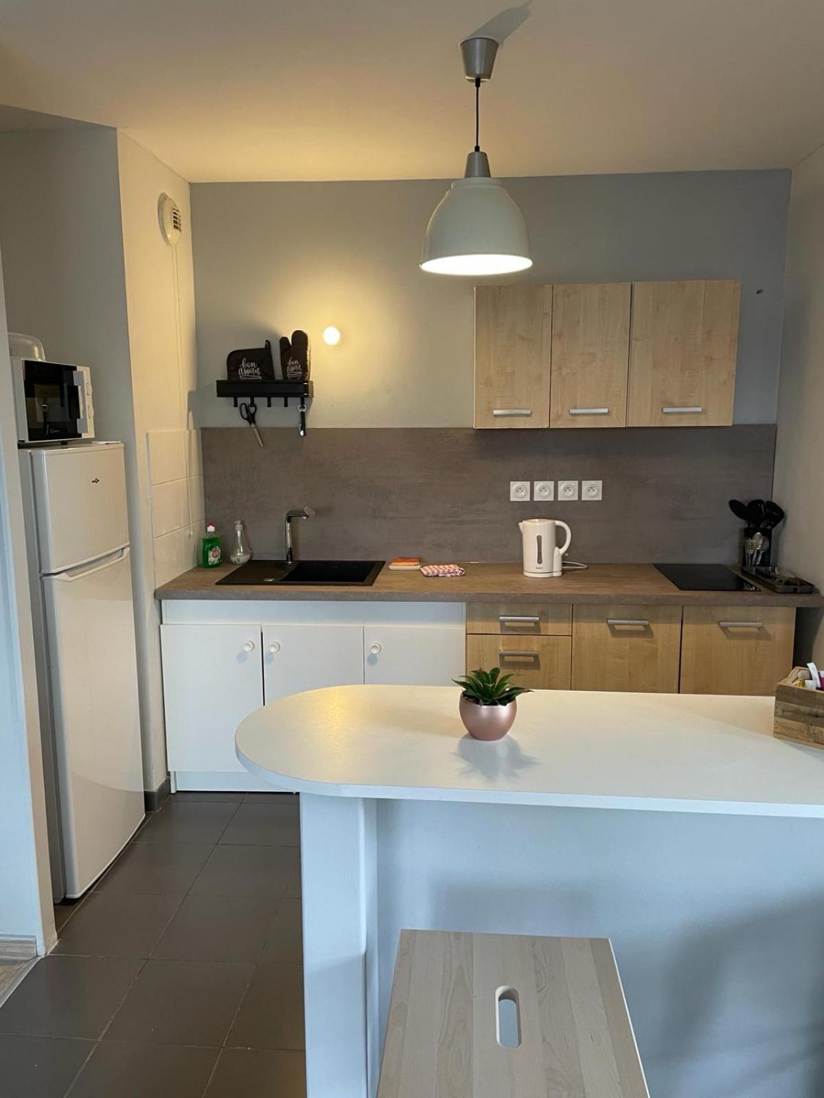 Appartement 2 Chambres Avec Terrasse Et Garage Saint-Andre-lez-Lille Bagian luar foto
